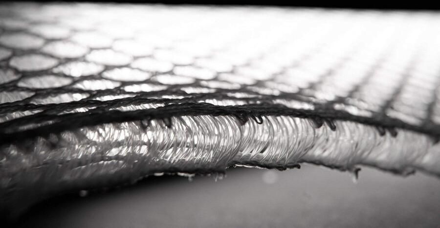 Senza Marchio Matnext Airflow matrasonderlegger 10 mm van 3D mesh op maat gemaakte onderlaag ademende afstandsstof voor ventilatie van de matras (090cm x 200cm)