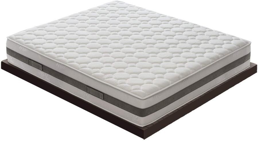 Senza Marchio Matrasoplegger voor tweepersoonsbed geheugenschuim hoogte 29 cm hoogte 29 cm tot zones model Orthopedische Macerata ergonomisch gecertificeerd medisch hulpmiddel met beschrijving 160x200