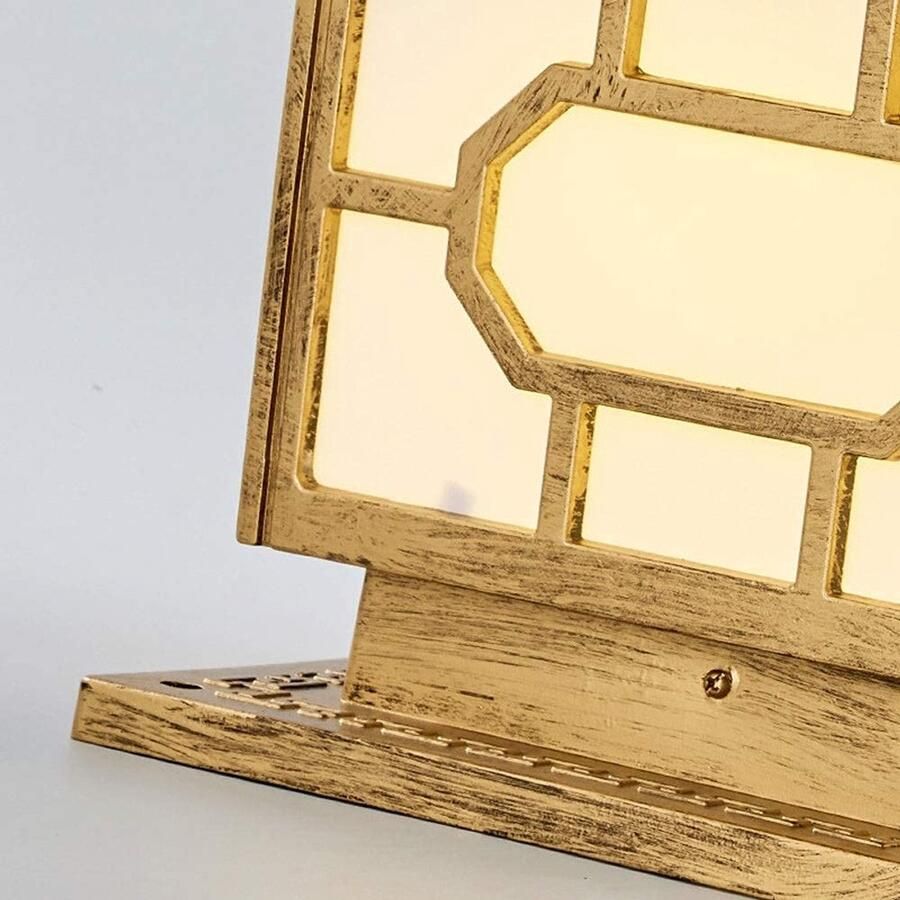 Senza Marchio MFLASMF Chinese Solar Lamp Post LichtarmatuurPark Landschap Binnenplaats Lichten Villa Thuis Outdoor Licht Lamp Waterdicht En Stofdicht Outdoor Post Lantaarn Metalen Decoratie Energiebesparende Lamp