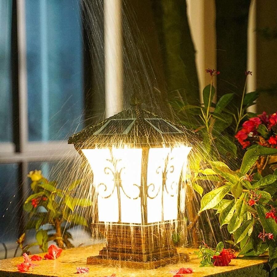 Senza Marchio MFLASMF Eenvoudige AC Landschap Outdoor Licht Lamp Villa Tuin Outdoor Post Lantaarn Straat Verlichting Energiebesparende Lamp Voor Het Hotel Lamp Post Lichtpunt Gemeenschap Hek Binnenplaats