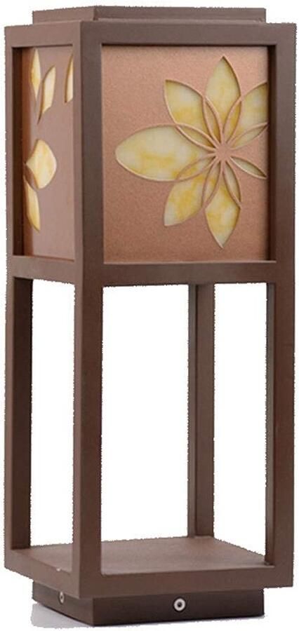 Senza Marchio MFLASMF Huis Decoratie Lamp Post Lichtpunt Waterdicht En Stofdicht Binnenplaats Lichten Gemeenschap Veranda Outdoor Licht Lamp Park Landschap Outdoor Post Lantaarn Eenvoudige Retro Energiebesparing