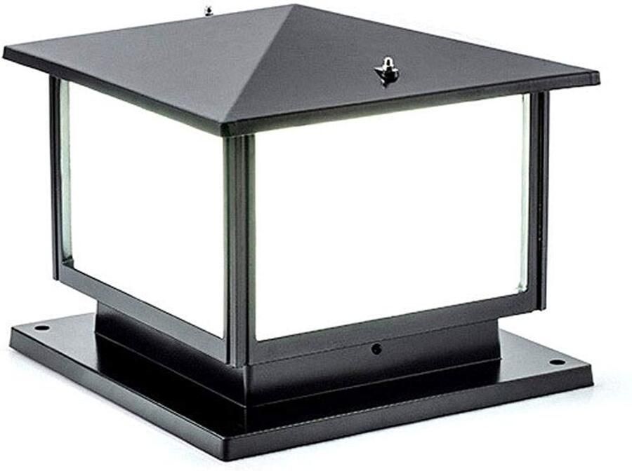 Senza Marchio MFLASMF Moderne En Eenvoudige Vierkante Lamp Post Lichtpunt Chinese Stijl Decoratie Binnenplaats Lichten Villa Tuin Outdoor Licht Lamp Utility Huishoudelijke Patio Licht Gate Pijler Verlichting Energie