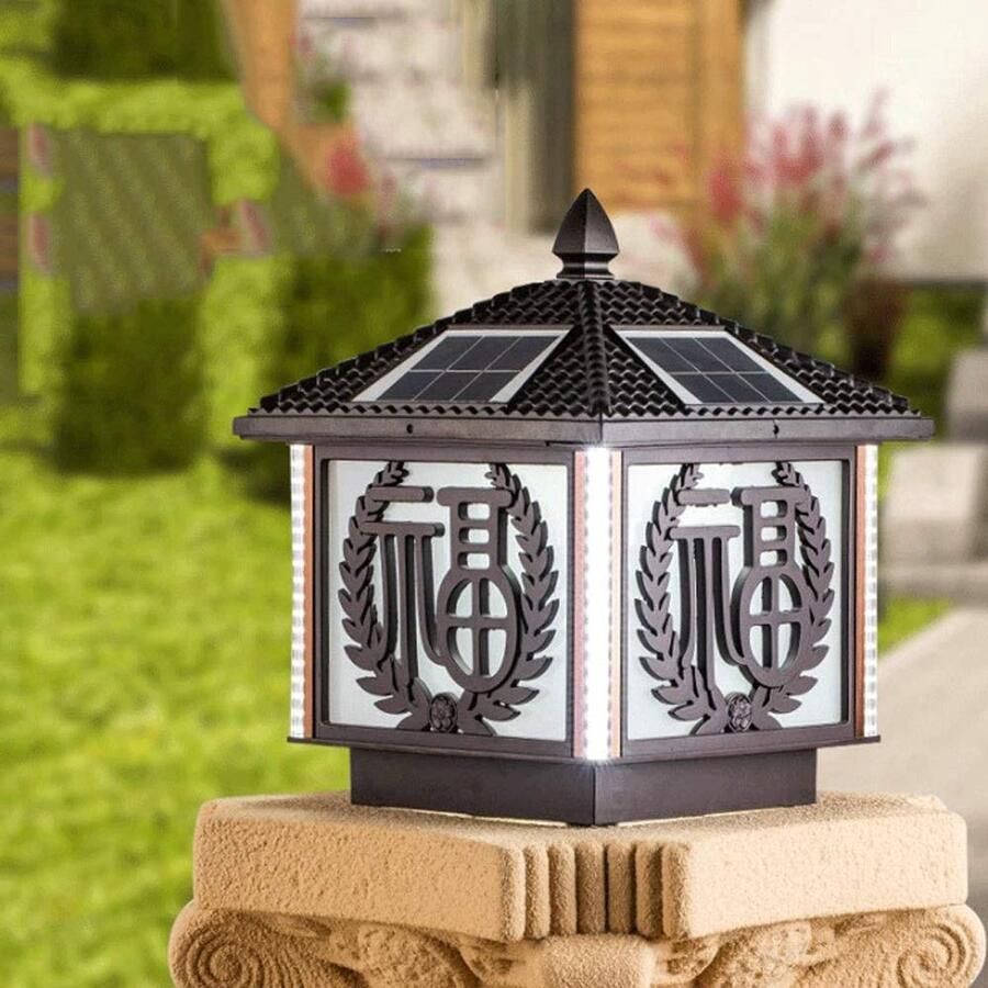 Senza Marchio MFLASMF Outdoor Licht Lamp Waterdicht En Stofdicht Outdoor Post Lantaarn Gemeenschap Tuin Energiebesparende Lamp Villa Hek Lamp Post Lichtpunt Park Straat Binnenplaats Lichten