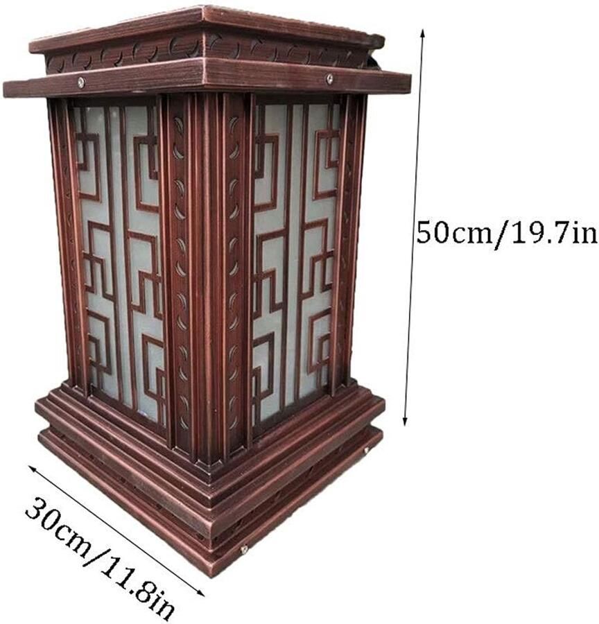 Senza Marchio MFLASMF Waterdichte En Stofdichte Lamp Post Lichtpunt Eenvoudige En Moderne Binnenplaats Lichten Tuin View Outdoor Licht Lamp Park Decoratie Outdoor Post Lantaarn Gemeenschap Straat Energie Savi