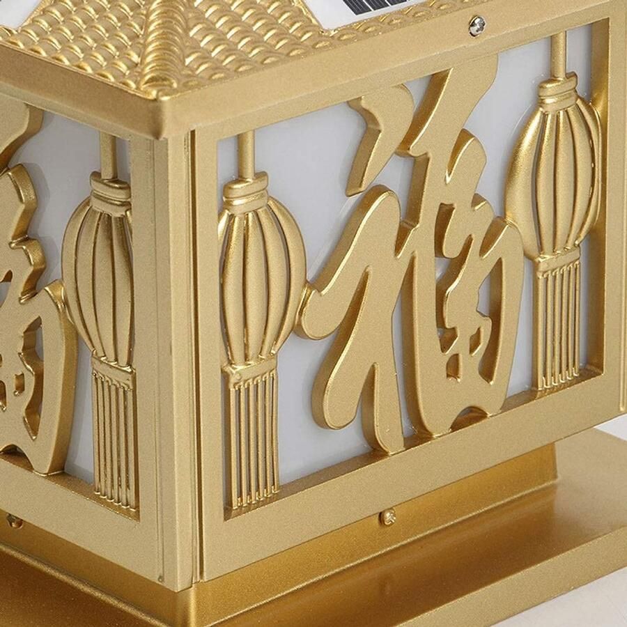 Senza Marchio MFLASMF Zonne Waterdichte Lamp Post Lichtpunt Villa Hek Binnenplaats Lichten Woondecoratie Outdoor Licht Lamp Creatieve Metalen Outdoor Post Lantaarn Park Landschap Energiebesparende Lamp (Maat