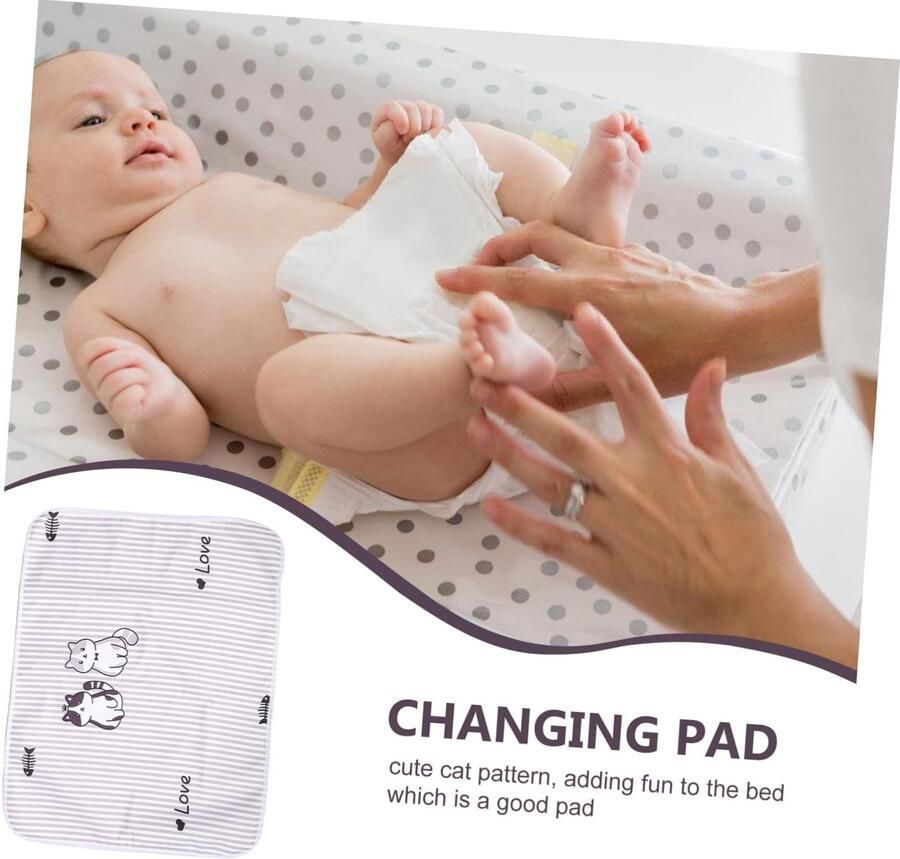 Senza Marchio minkissy Wasbare Bed Onderleggers Urine Onderlegger Matrasbeschermer Wieg Matras Pad Urine-Incontinentie Mat Menstruatie Onder Pad Wieg Matrasbeschermer Wasbare Matras