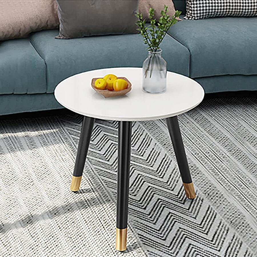 Senza Marchio Moderne Nesting Salontafel Minimalistische Houten Nesting Table Creative Mix Side End Table voor kleine ruimtes Set van 2 Sofa Side Tables Eenvoudige montage voor Woonkamer Slaapkamer Ka