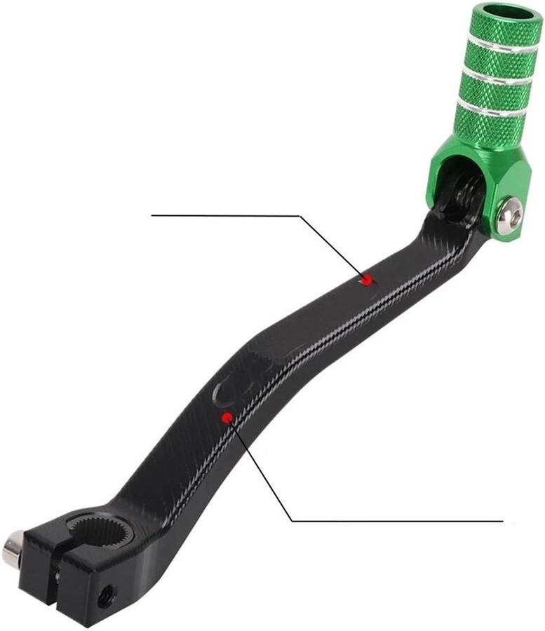 Senza Marchio Moto Voetsteun Voor Kawasaki Voor KX450F Voor KXF450 Voor KX450 Voor KX450X Motorcycle CNC Versnellingspook Voet Hendel Voetsteun Rest Voetsteunen Pedaal Voetsteunen Voetsteunpedaal(Shift Lever)