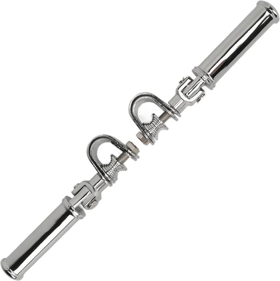 Senza Marchio Motorcycle Highway Pegs Aluminium Motorfiets Voetsteunen 25 Mm Tot 32 Mm Universele Voetsteun Highway Voetsteunen Vervanging van Voetpedaalbeugel Motorcrash Bar Voetsteun