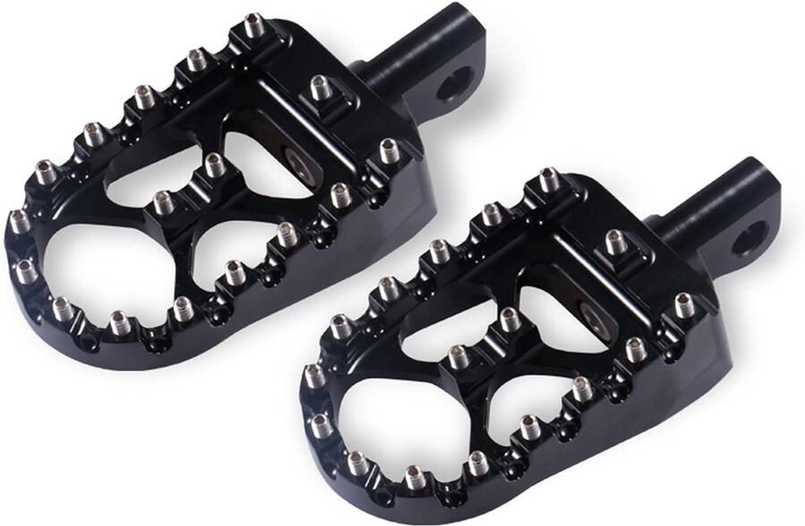 Senza Marchio Motorfiets Retro Voetsteun Voetpedalen Universele Scooter Fashion Foot Rest Rust Moto Motor Vintage Foot Pegs Voetpeg voetsteun (Kleur : A)