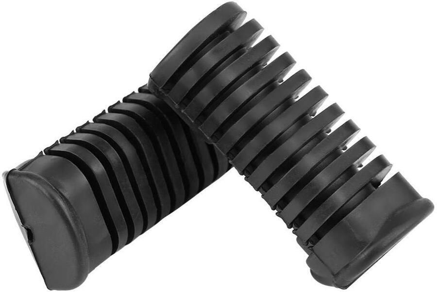 Senza Marchio Motorfiets Voetsteun Pad – voorplaat voor motorfiets voetsteun rubberen voetsteun pad grip cover compatibel met 125 cc CG 125