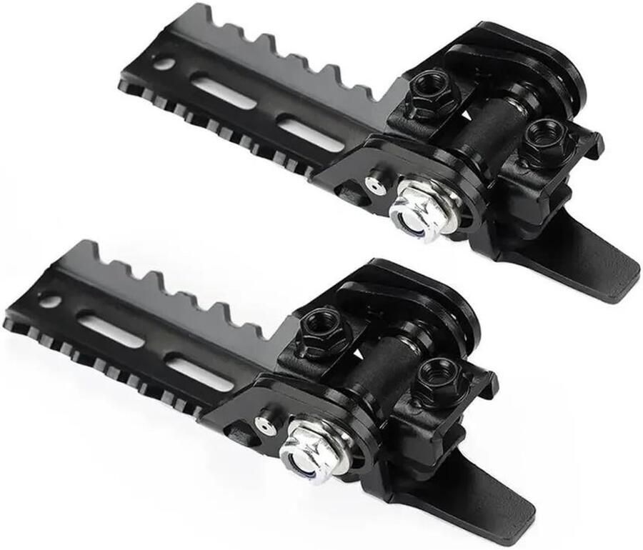 Senza Marchio Motorfiets voetsteunen Voor B&MW R1200GS Motorfiets Guard Bar Pedaal Voorste Voetsteun Highway Voetsteun 25mm Crash Bars Voetsteunen(Zwart)