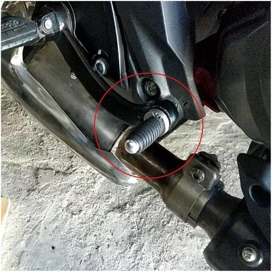 Senza Marchio Motorfiets Voetsteunen Voor GSX S750 SV650 GSX1300R GSR 600 Voor Bandit 600 650 1200 1250 Motorfiets Voetsteun 6mm Voetsteun Versnellingspook Voetsteun Pedaal(Groen)