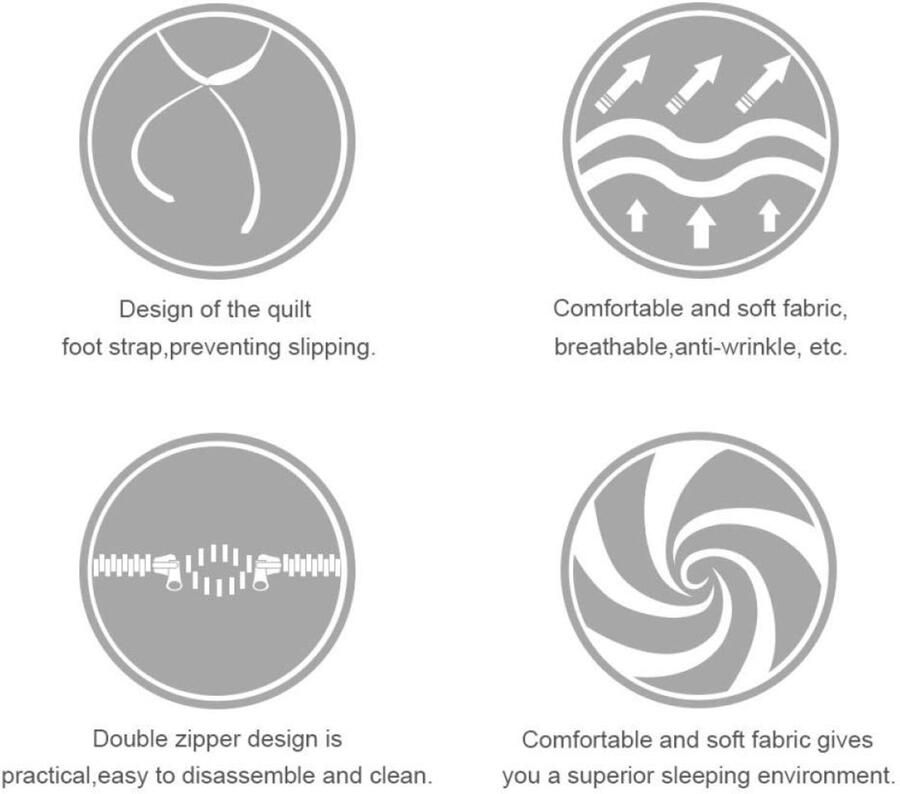 Senza Marchio MUMIMI 3 Stks Microfiber Beddengoed Set Dekbedovertrek Kussen Shams Bed Quilt Cover 1 Cover 2 Kussensloop met Zip Lichtgewicht en Zacht Single Baby Luiaards Slapen Dragen Kerstman Hoed