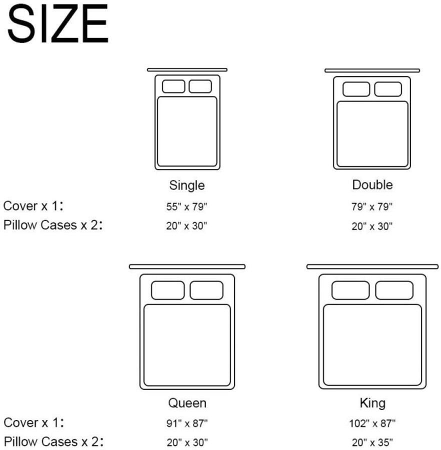 Senza Marchio MUMIMI 3 Stks Microfiber Beddengoed Set Dekbedovertrek Kussen Shams Bed Quilt Cover 1 Cover 2 Kussensloop met Zip Lichtgewicht en Zacht Dubbel Baby Luiaards Slapen Dragen Kerstman Hoed