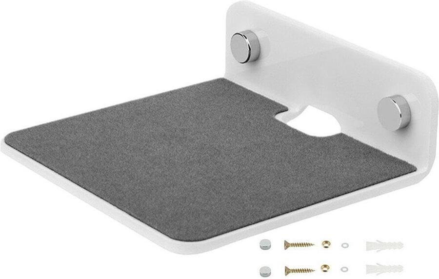 Senza Marchio Muteitt Kleine wandplank luidsprekerstandaard wandmontage luidsprekerplanken voor Bluetooth-luidspreker mobiele telefoons router displayplank luidsprekerplank