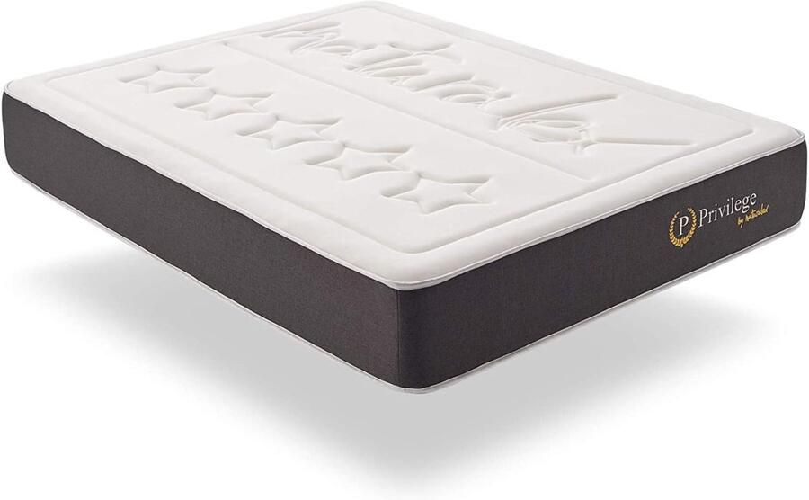 Senza Marchio naturalex PRIVILEGE Matras 160 x 200 cm Traagschuim 5 Sterren Kwaliteit |Onovertroffen Comfort met 7 Rustzones Ultra Ademende Stoffen Omkeerbaar