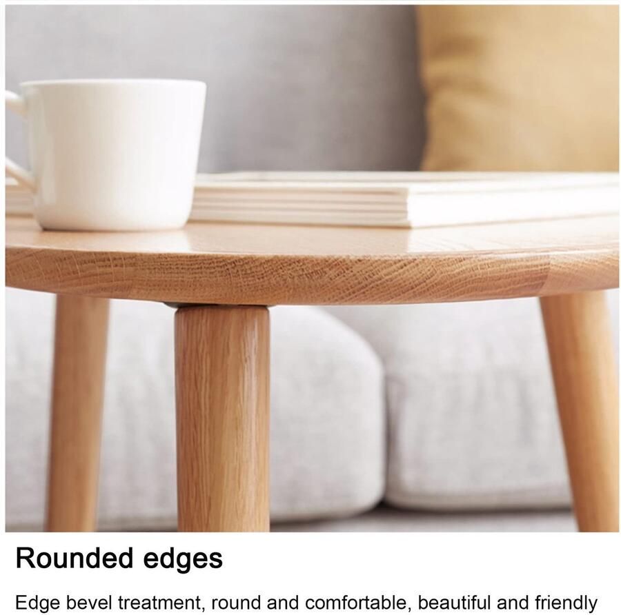 Senza Marchio Nesting Coffee Table Modern Accent Nesting Table Set van 2 Minimalistische Sofa Side End Tables Eenvoudige montage voor kleine ruimtes Woonkamer Slaapkamer Kantoor Balkon