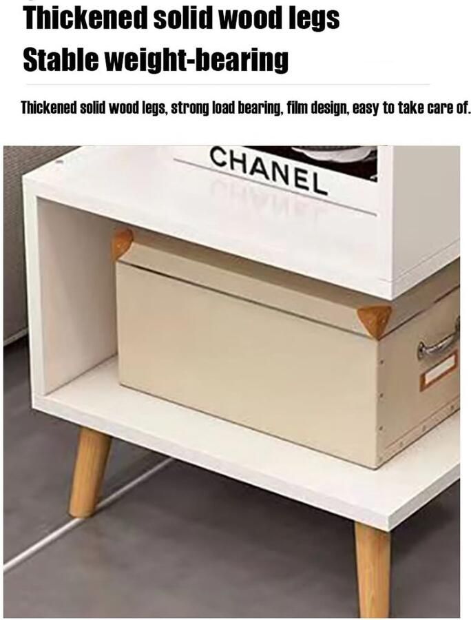 Senza Marchio Nesting Coffee Table Nesting Table Rustieke Salontafel Houten Nesting End Table Set Tafelblad en Stevig for Woonkamer Kleine Ruimte (Size : Blauw)