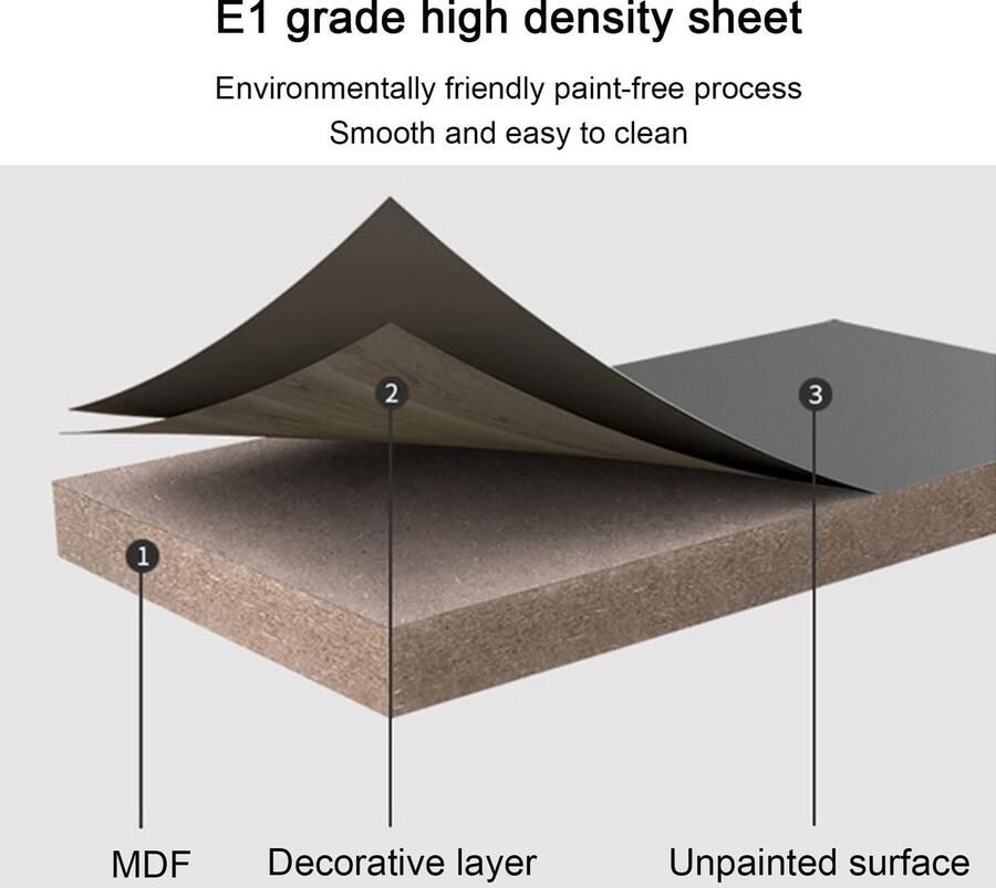 Senza Marchio Nesting Coffee Table Set van 2 Woonkamer Nesting Table Creatieve bijzettafels voor bank balkon slaapkamer Goudkleurige metalen poten met verstelbare voetpad (Kleur: Grijs+wit)