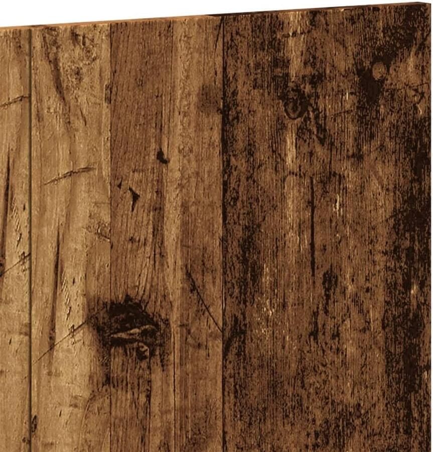 Senza Marchio NQJIBUE Item-Bed Hoofdbord Oud Hout 120x1 5x80 cm Engineered Hout Bedden & Accessoires Hoofdborden & Voetborden