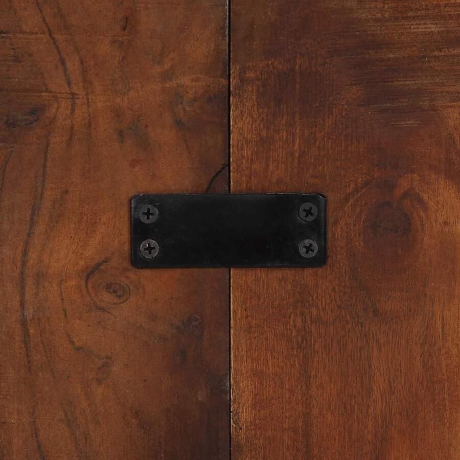 Senza Marchio NQJIBUE Item-Hoofdbord Veelkleurig 200 cm Massief Hout Teruggewonnen Bedden & Accessoires Hoofdborden & Voetborden