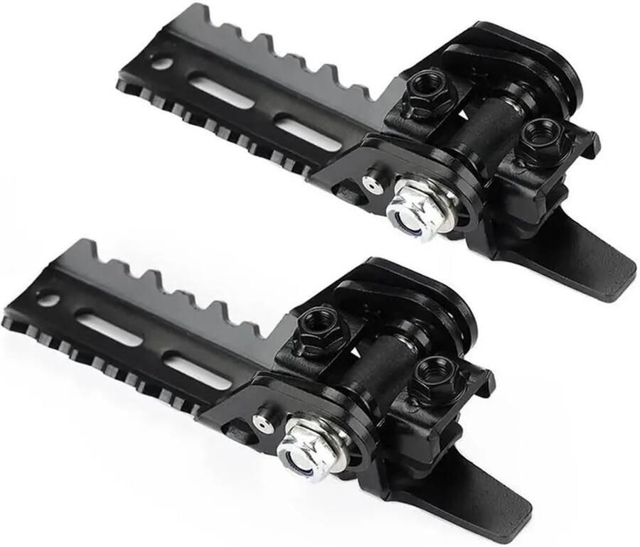 Senza Marchio ONDAWR Voor B&MW R1200GS Voorste Voetsteun Highway Voetsteun 25mm Crash Bars Voetsteunen Explorer Motorfiets Accessoires Guard Bar Pedaal Motorfiets voetsteunen(Zwart)