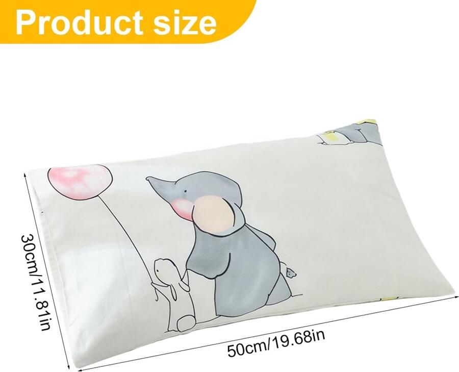 Senza Marchio OUDQFCJ Kussenslopen voor babybed en kinderbed 100% katoen 2 stuks