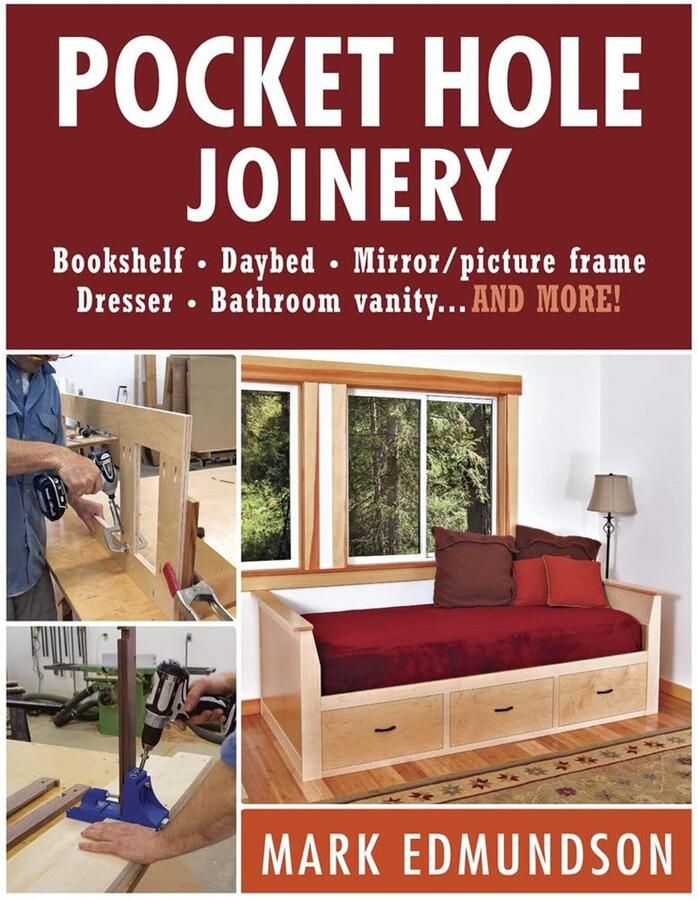 Senza Marchio Pocket Hole Joinery: Bookshelf Daybed Mirror Picture Frame Dresser Bathroom Vanity...And More!