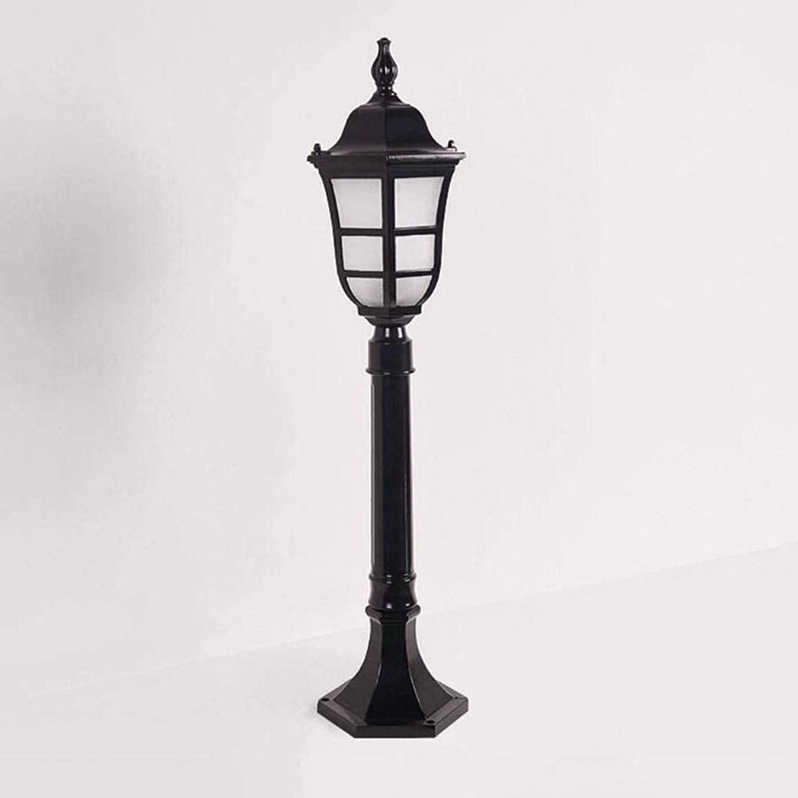 Senza Marchio Post Lichten Gazon Fakkel Vloer Lantaarn Outdoor Waterdichte Straat Post Licht Aluminium Binnenplaats Tuin Pijler Lamp Park Villa Landschap Veiligheid Verlichting Externe Paden Walkways Verlichting 83.5cm