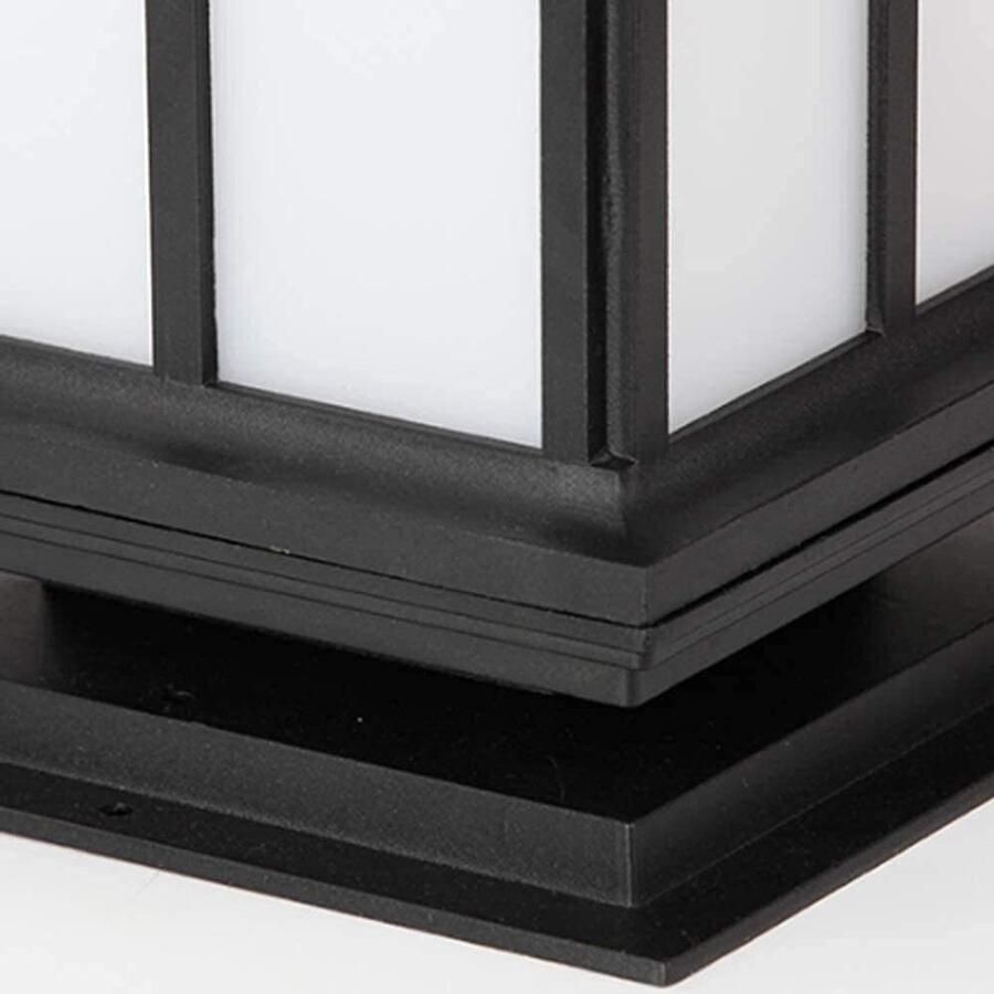 Senza Marchio Post Lichten IP44 Waterdichte Outdoor Vintage Regendichte Kolom Lamp Vierkante Post Lamp Outdoor Decoratieve Patio Landschap Verlichting Tuin Villa Outdoor Pijler Lantaarn voor Deck Ground