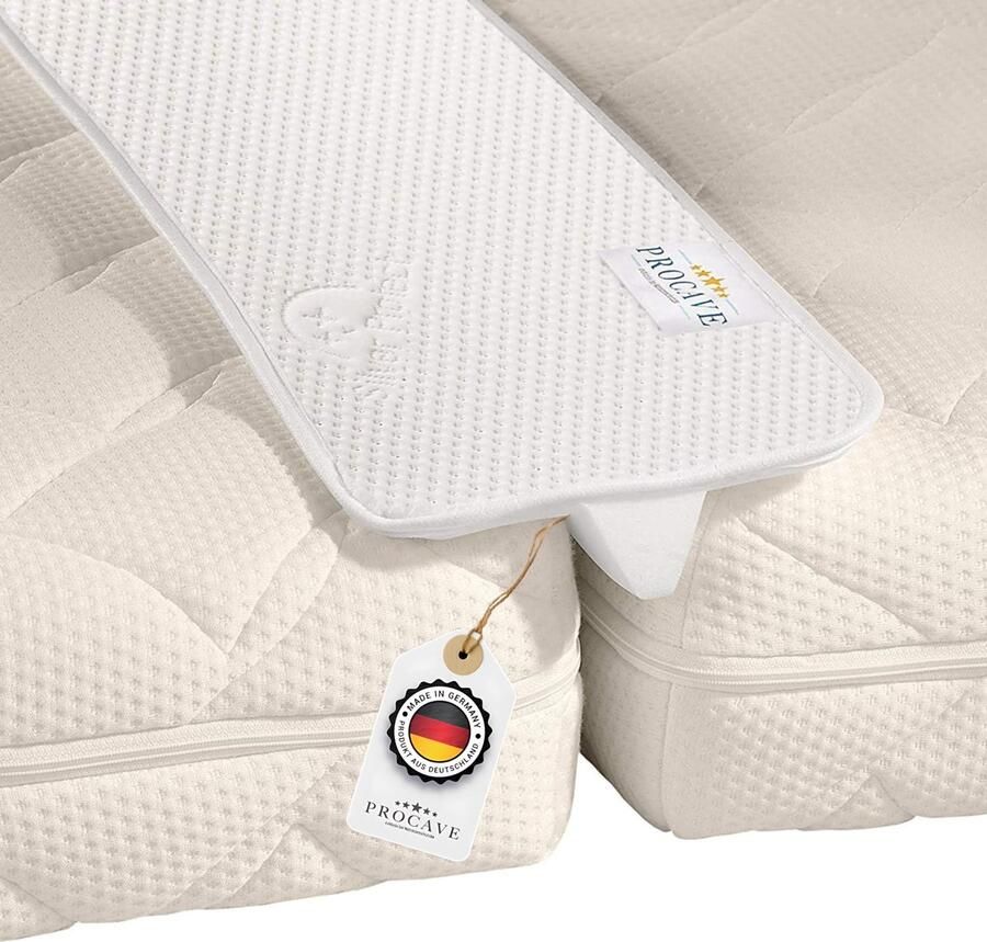 Senza Marchio PROCAVE Tweepersoonsbedbrug met Silver Protect-overtrek 25 x 200 cm een matrasvulling combineert twee matrassen tot een groot ligoppervlak comfortabel voor een goede nachtrust Made in Germany