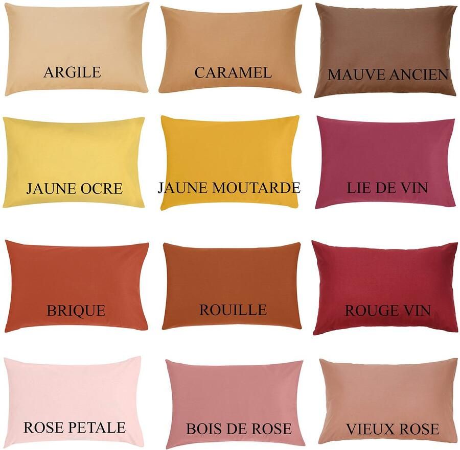 Senza Marchio P'tit Basile Kussensloop 40 x 60 cm voor baby's en kinderen rozenhout 100% biologisch katoen 57 draden getest op schadelijke stoffen kussensloop Cododo bed paraplu reiswieg wieg