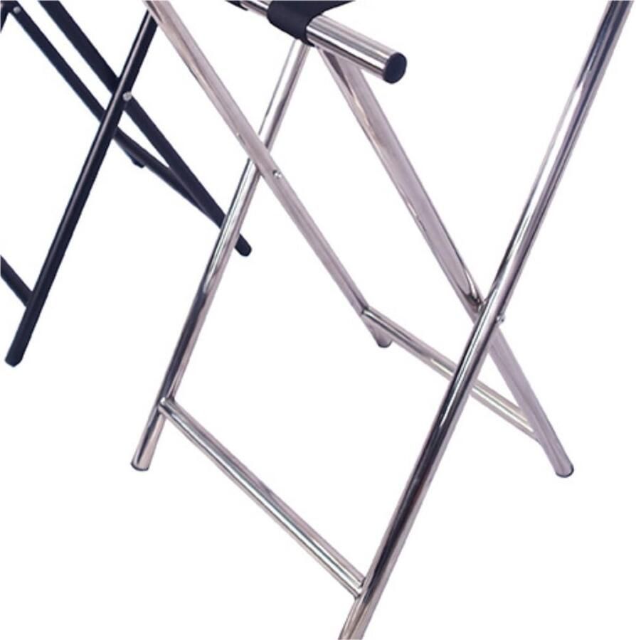 Senza Marchio Roestvrij staal Opvouwbare Bagagerek Plank voor Hotelkamer en Slaapkamer Opslag Zwarte Kleur Familie Hotel Gebruik