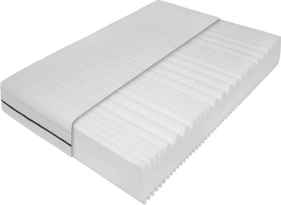Senza Marchio Sleepneo Orthopedische matras met 7 zones 200 x 200 cm hoogte ca. 18 cm hardheidsgraad H3 en H4 koudschuimmatras ergonomisch ondersteunend Oeko-Tex en CertiPUR gecertificeerd