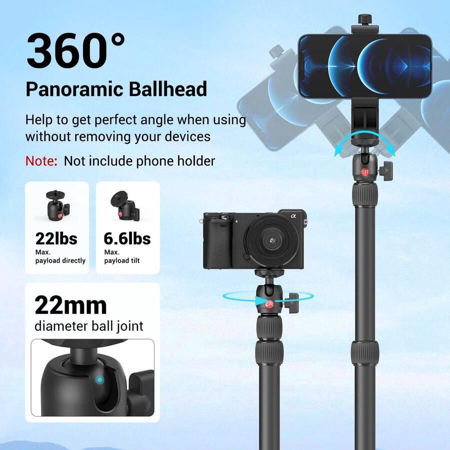 Senza Marchio SmallRig Selection Camera Tafelstandaard voor Bureaumontage 2 Stuks met 1 4 Balhoofd 13-35.4 (33cm-90cm) Verstelbare Lichtstatief Tafelblad C-klem 3883