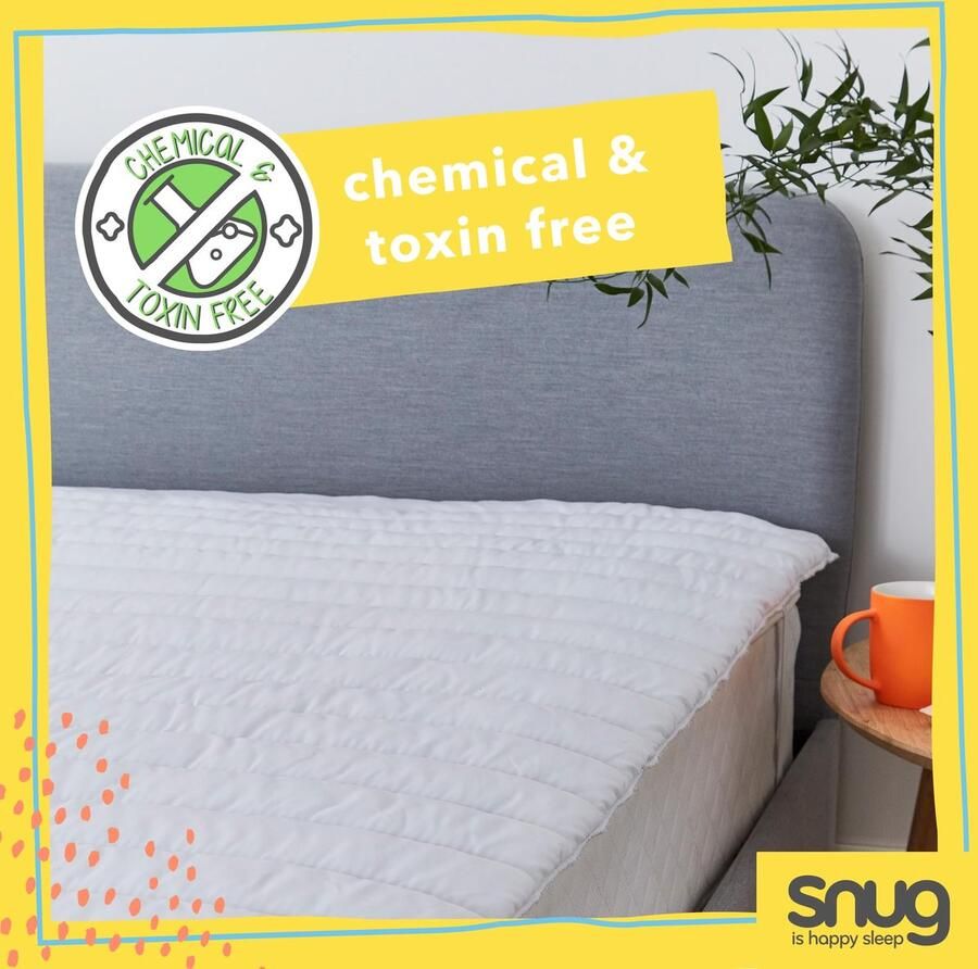 Senza Marchio Snug Deeply Dreamy Tweepersoons matrasbeschermer gewatteerd zacht comfortabel met diep aansluitende elastische banden hypoallergeen en machinewasbaar tweepersoonsbed 190 x 135 cm