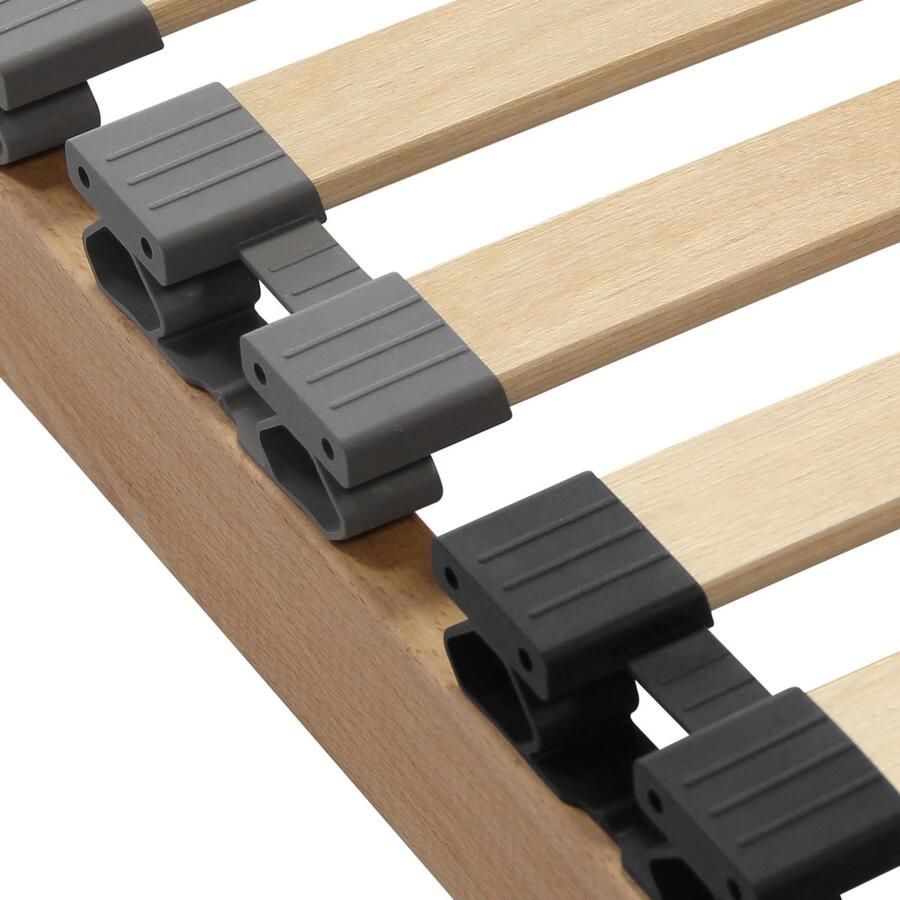 Senza Marchio Sleepneo Lattenbodem 90 x 200 cm ergonomische lattenbodem met 7 zones van beukenhout 28 latten lattenbodem zelfmontage stevige lattenbodem hoog draagvermogen tot 150 kg