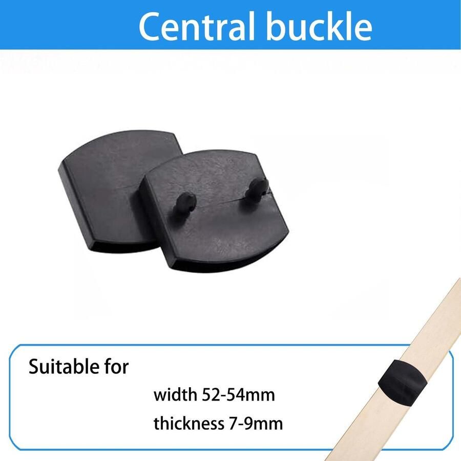 Senza Marchio SVOCK 24 stuks latten-reserveonderdelen latten-accessoires lattenbodemkappen 16 aan het einde en 8 in het midden lattenbodem reserveonderdelen doppen voor lattenbodem van 5 2 cm-5 4 cm