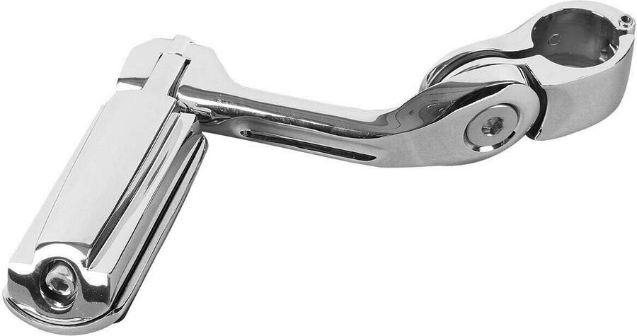 Senza Marchio TCMT 1.25 Snelweg Voetsteunen Voetsteun Voor Harley Davidson Touring Softail Dyna Sportster 1-1 4 Motor Guard Bar (Chrome)