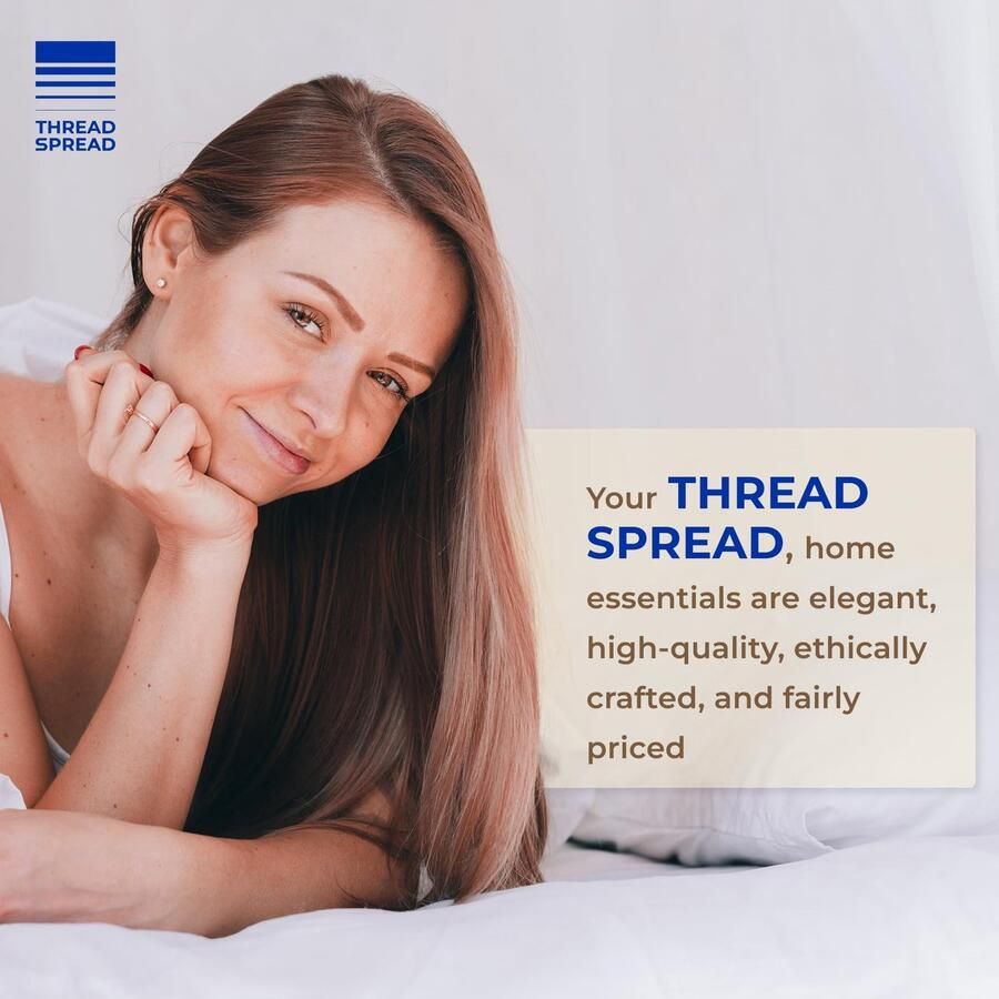 Senza Marchio THREAD SPREAD 100% katoenen bedrukte lakens bonte blauwe koning gestreepte laken set hotel luxe satijnweefsel lakens diepe zakken ademende en koellakens voor kingsize bed