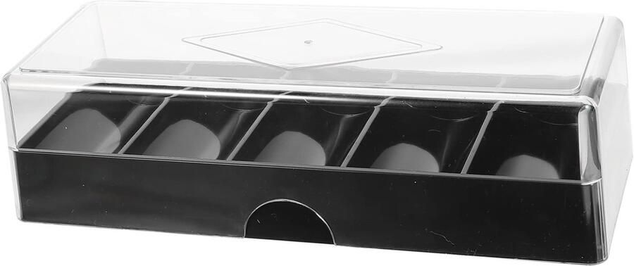 Senza Marchio Toyvian Acryl Chip Box Pokerchips Dienblad Vitrinekast Voor Pokerchips Geval Casinofiches Speelkaarten Lade Dienbladen Voor Pokerchips Poker Chip Pokertafel Dagelijks Gebruik Texas