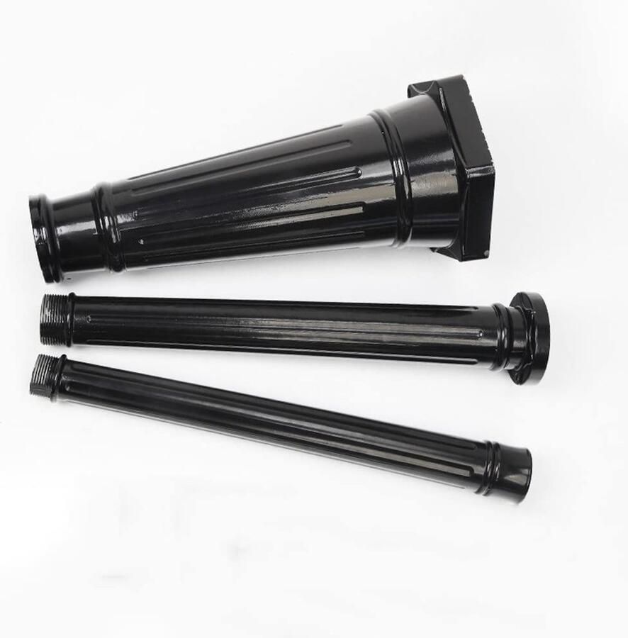 Senza Marchio TQXDD Traditionele Europese victoriaan IP55 Waterdichte Outdoor Tuin Post Gazon Lamp Glas Lantaarn Kolom Lamp E27 Decoratie Straat Licht Gazon Villa Lamp Post Lamp Pad Decking Aluminium Metalen Patio