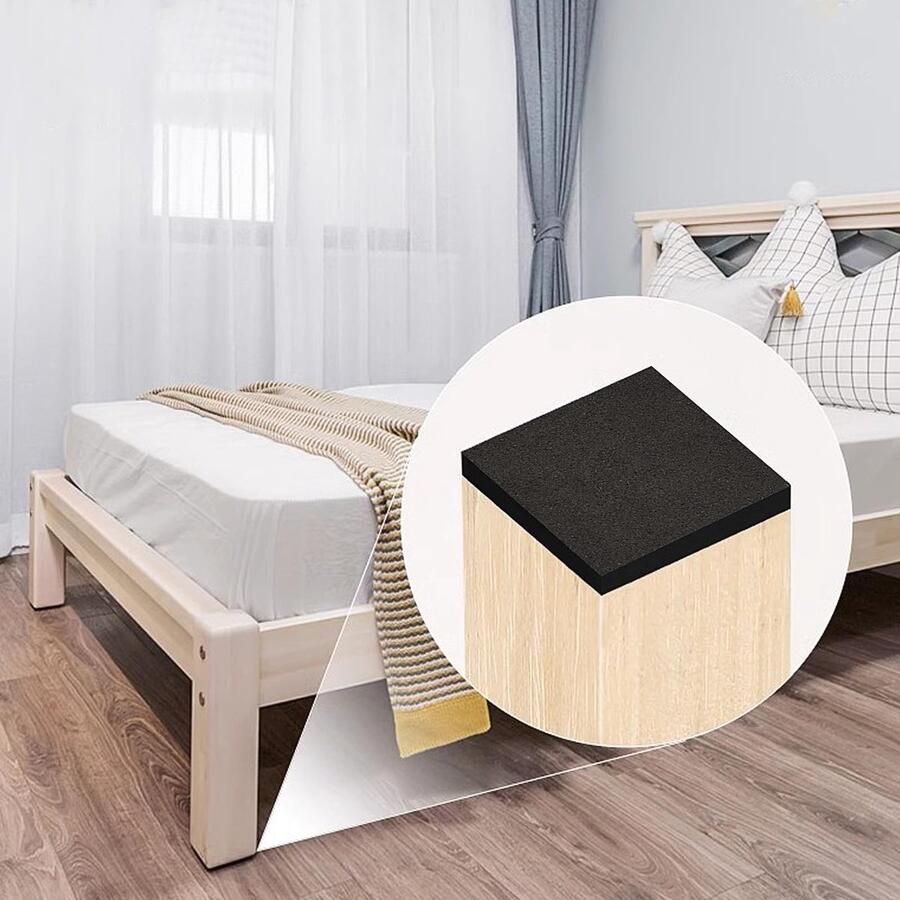Senza Marchio Udewo 20 stuks anti-schudfixer hoofdeinde stoppers zelfklevende bedframe geluidsstop muurbeschermer van meubels schuim hoofdeinde bumper deurstoppers bank stoppers hoofdeinde pads voor bed muur