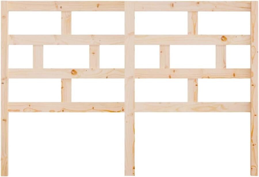 Senza Marchio UJCHVHN Item-Bed Hoofdbord 126x4x100 cm Massief Hout Dennen Bedden & Accessoires Hoofdborden & Voetborden