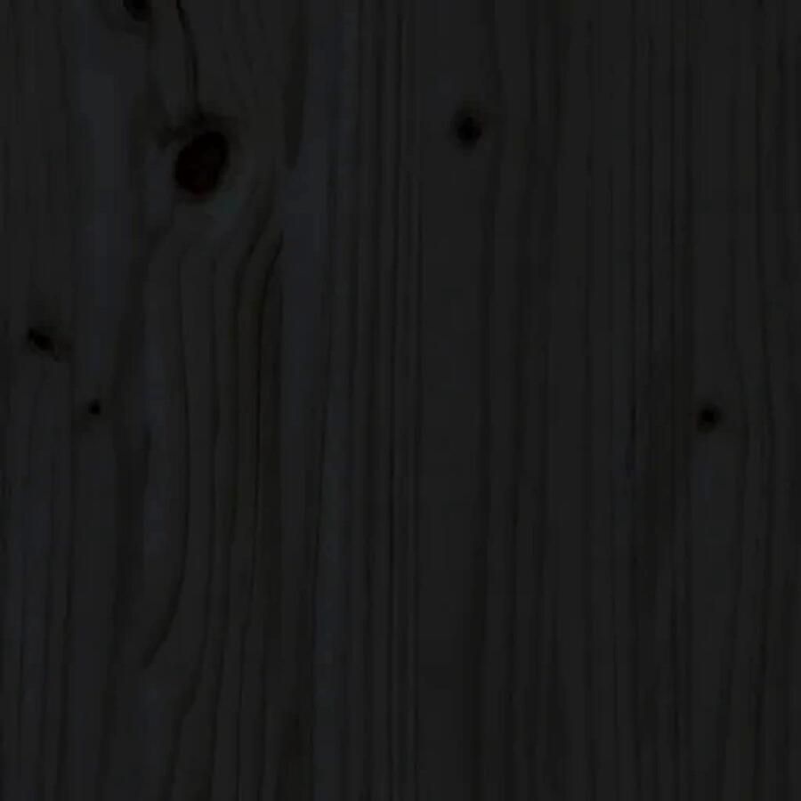 Senza Marchio UJCHVHN Item-Bed Hoofdbord Zwart 81x4x104 cm Massief Hout Dennen Bedden & Accessoires Hoofdborden & Voetborden