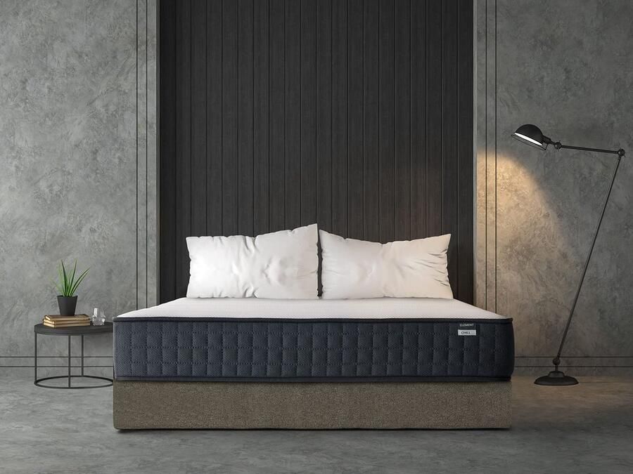Senza Marchio Veggie Mattress Element matras schuim wit donkergrijs tweepersoonsbed