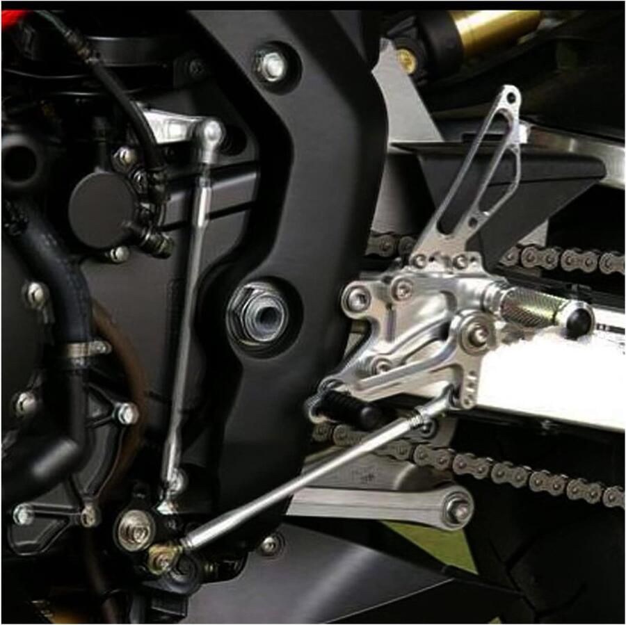 Senza Marchio verstelbare achterste rearsets voetsteun Voor BUELL XB9S XB12S XB9R XB12R Aluminium Motorfiets Rearset Voetsteun pedaal voetsteun verstelbare voetsteun achterzijde set voetsteun (Color : 6)