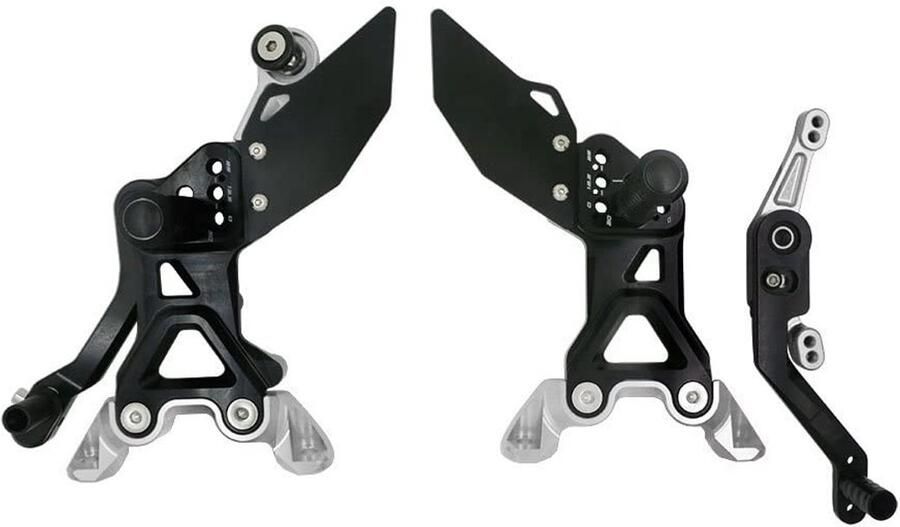 Senza Marchio verstelbare achterste rearsets voetsteun Voor B&MW S1000RR S 1000 RR K67 2019-2022 Motorfiets Voetsteun Voet Peg verstelbare Rearset Voetsteun Achter FootPegs (Color : 2)