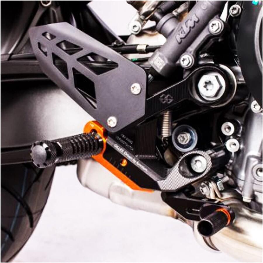 Senza Marchio verstelbare achterste rearsets voetsteun Voor Hertog 790 890 voor Hertog Speciale Motorfiets gehele CNC Aluminium Regelbare Rearsets Voetsteun Achterreeks